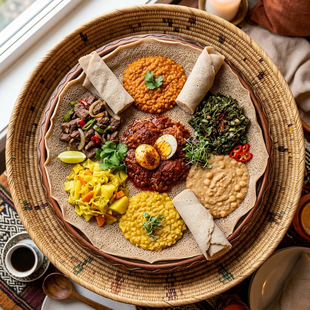 Authentic Ethiopian cuisine