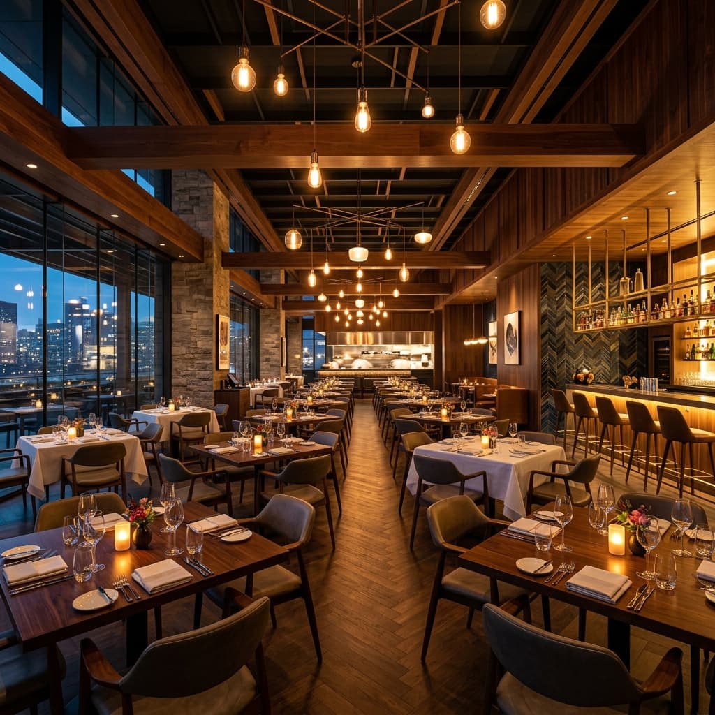 Premium restaurant interior